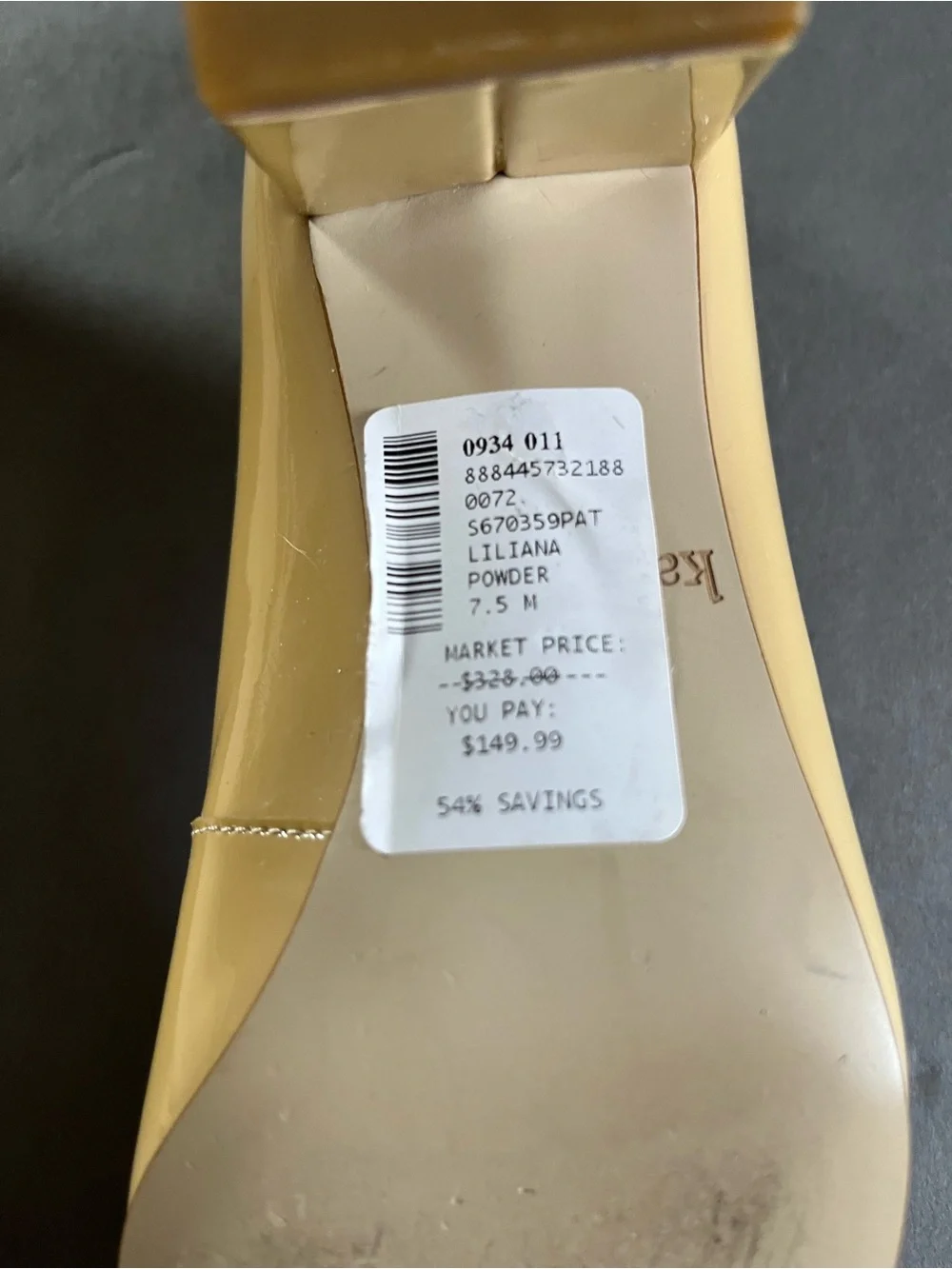 kate spade sleek patent